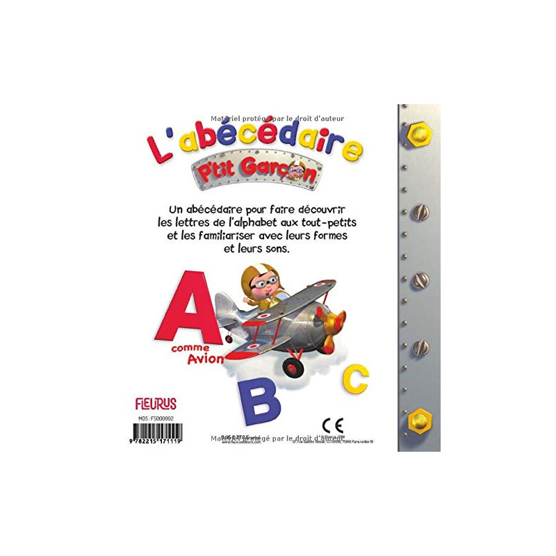 L'abécédaire P'tit Garçon - Album - Dès 1 an