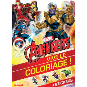 Marvel Avengers - + stickers - Album - Dès 6 ans