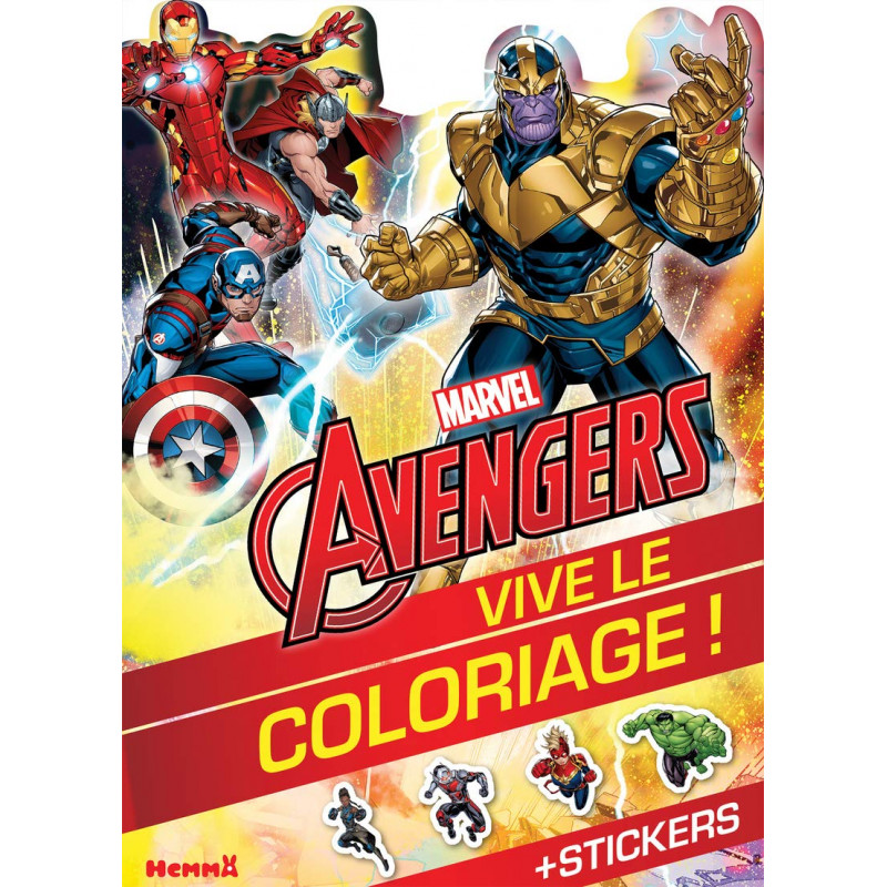 Marvel Avengers - + stickers - Album - Dès 6 ans