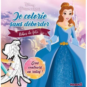 Je colorie sans déborder Robes de fête - Album - Dès 3 ans