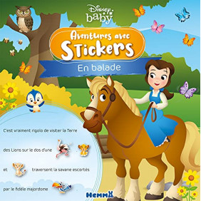 Disney Baby – Aventures avec stickers – En balade – Livre d'histoires avec stickers – Dès 3 ans