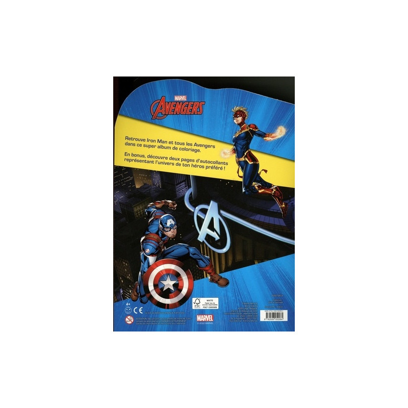 Marvel Avengers - Avec stickers - Album - Dès 4 ans