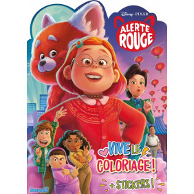 Disney Pixar Alerte Rouge – Vive le coloriage ! – Livre de coloriage avec stickers – Dès 4 ans