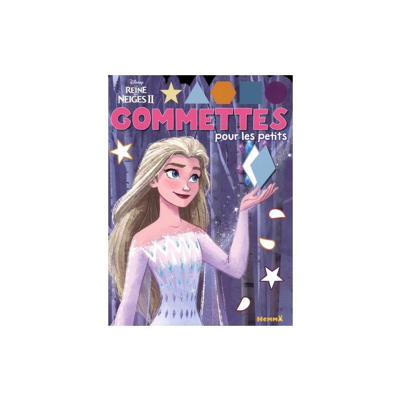 Gommettes pour les petits La Reine des Neiges 2 (Elsa robe blanche) - Album - Dès 3 ans