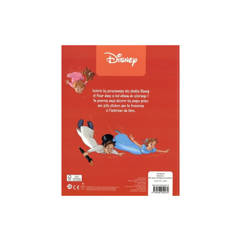 Mon gros coloriage + stickers Mickey Fantasia - Album - Dès 4 ans