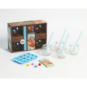 Coffret Le fish bowl à cocktail - boîte et accessoire