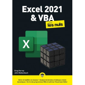 Excel 2021 & VBA pour les nuls - Grand Format