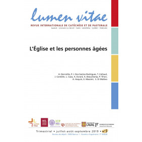 Lumen Vitae Volume 74 N° 3, septembre 2019 - Grand Format L'Eglise et les personnes âgées