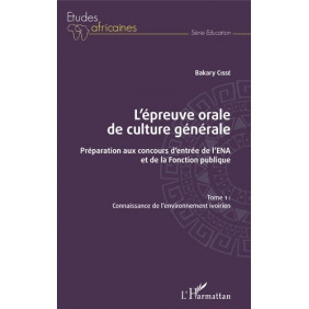 L'épreuve orale de culture générale Tome 1- Grand Format
