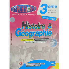 Top chrono histoire et géographie 3E ed 2023