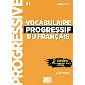 Vocabulaire progressif du français - A1 débutant - Grand Format 3e édition avec 1 CD audio
