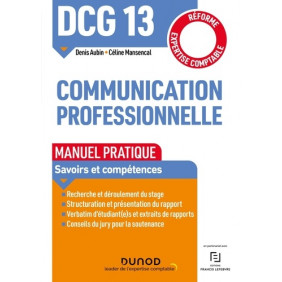 Communication professionnelle DCG 13 - Manuel pratique - Grand Format