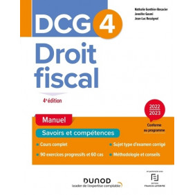Droit fiscal DCG 4 - Manuel - Grand Format Edition 2022-2023