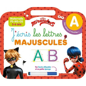 Miraculous J'écris les lettres majuscules - Maternelle PS-MS-GS