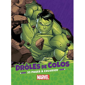 Drôles de colos Marvel - 32 pages à colorier - Album