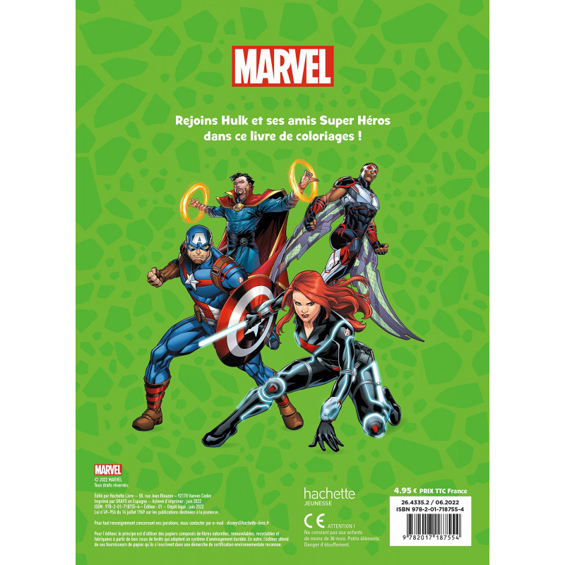 Drôles de colos Marvel - 32 pages à colorier - Album