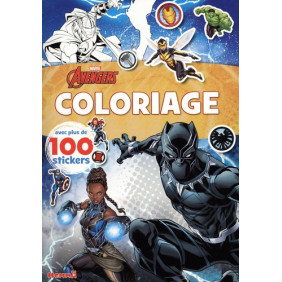 Marvel Avengers (Black Panther) - Avec plus de 100 stickers - Album