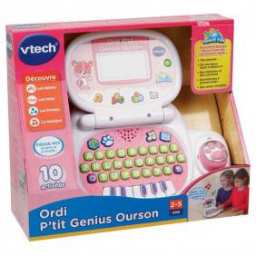 Ordi p'tit Genius ourson rose - Dès 2 ans