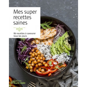 Repas sains - 80 recettes bien-être - Poche