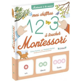 Mes chiffres à toucher Montessori - Album - 3 - 5 ans