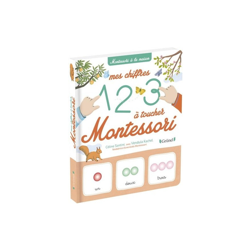 Mes chiffres à toucher Montessori - Album - 3 - 5 ans