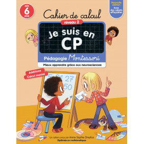 Cahier de calcul Je suis en CP Niveau 2 - Edition 2022- Grand Format - Dès 6 ans