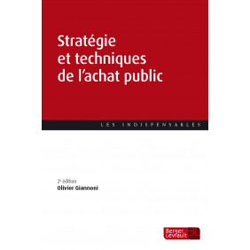 Stratégie et techniques de l'achat public - 2e édition - Grand Format