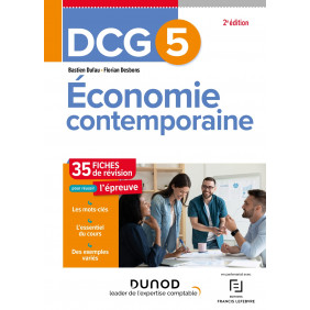 Economie contemporaine DCG 5 - Fiches de révision - 2e édition - Grand Format