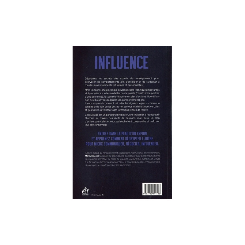 Influence - Décrypter les comportements humains - Grand Format