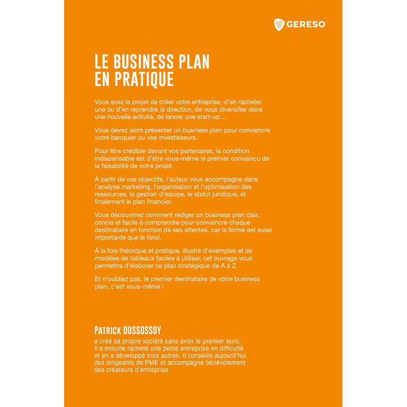Le business plan en pratique - 3e édition - Grand Format