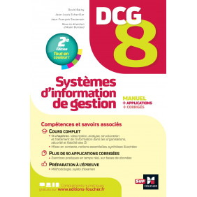 Système d'information de gestion DCG 8 - Manuel et applications - 9e édition - Grand Format - Librairie de France