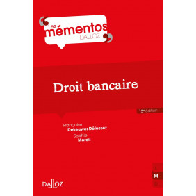Droit bancaire - 12e édition - Grand Format - Librairie de France