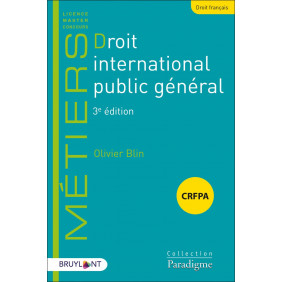 Droit international public général - 3e édition - Grand Format - Librairie de France