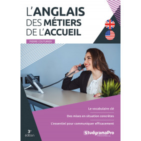 L'anglais des métiers de l'accueil - 3e édition - Grand Format - Librairie de France