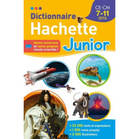 Dictionnaire Hachette Junior - CE-CM - Grand Format - Librairie de France