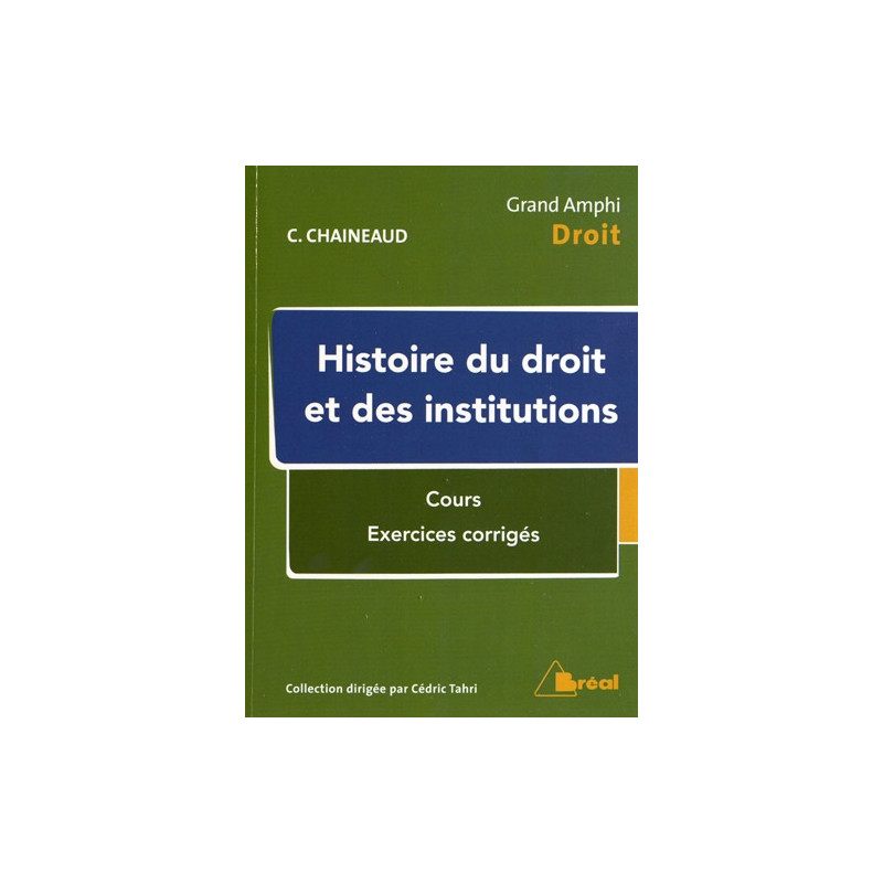Histoire du droit et des institutions - Poche - Librairie de France