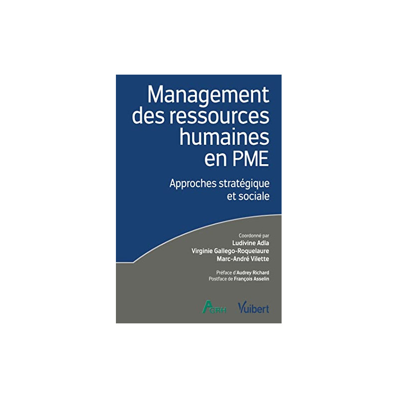 Management des ressources humaines en PME - Approches stratégique et sociale - Grand Format - Librairie de France