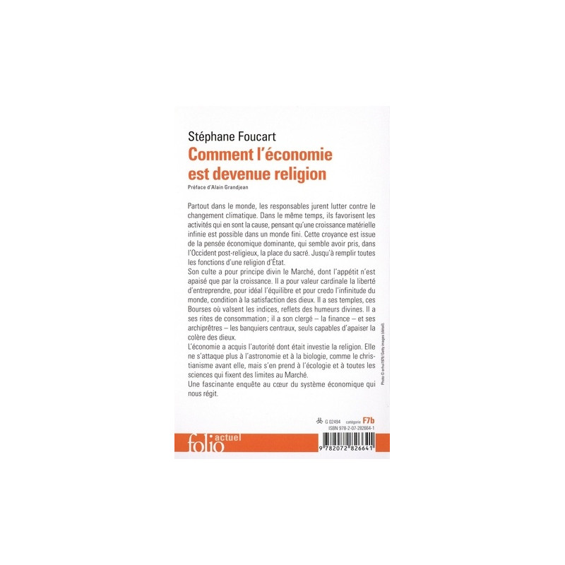 Comment l’économie est devenue religion - Des marchés et des dieux - Poche - Librairie de France