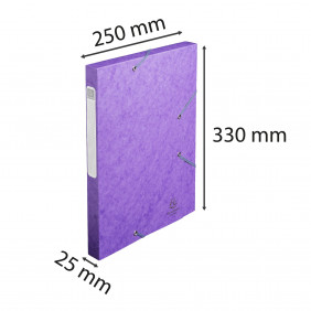 EXACOMPTA Boîte de classement Cartobox, A4, 25 mm, assorti (18500H)