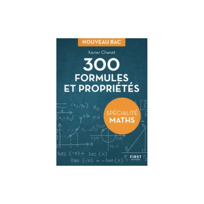 300 formules et propriétés - Spécialité maths - Poche - Librairie de France