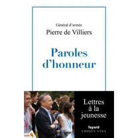 Paroles d'honneur - Grand Format - Librairie de France