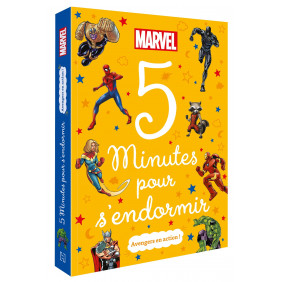 MARVEL - 5 minutes pour s'endormir - Spécial Avengers - Dès 3 ans - Librairie de France