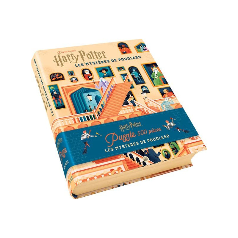 Harry Potter, les Mystères de Poudlard - Coffret avec un puzzle de