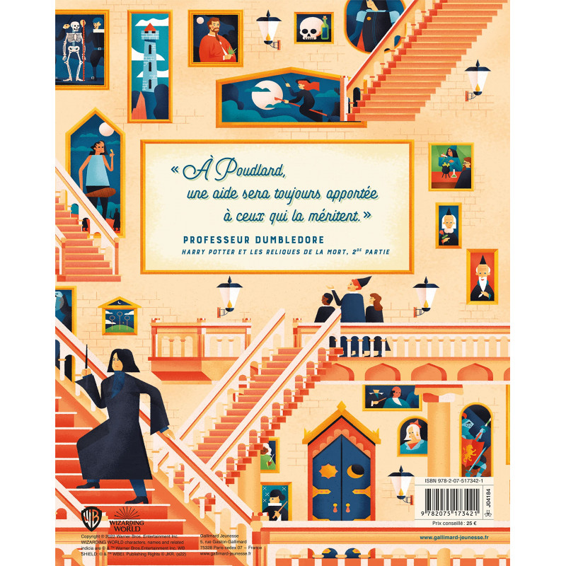 les Mystères de Poudlard - Coffret avec un puzzle de 500 pièces - Dès 8 ans - Librairie de France
