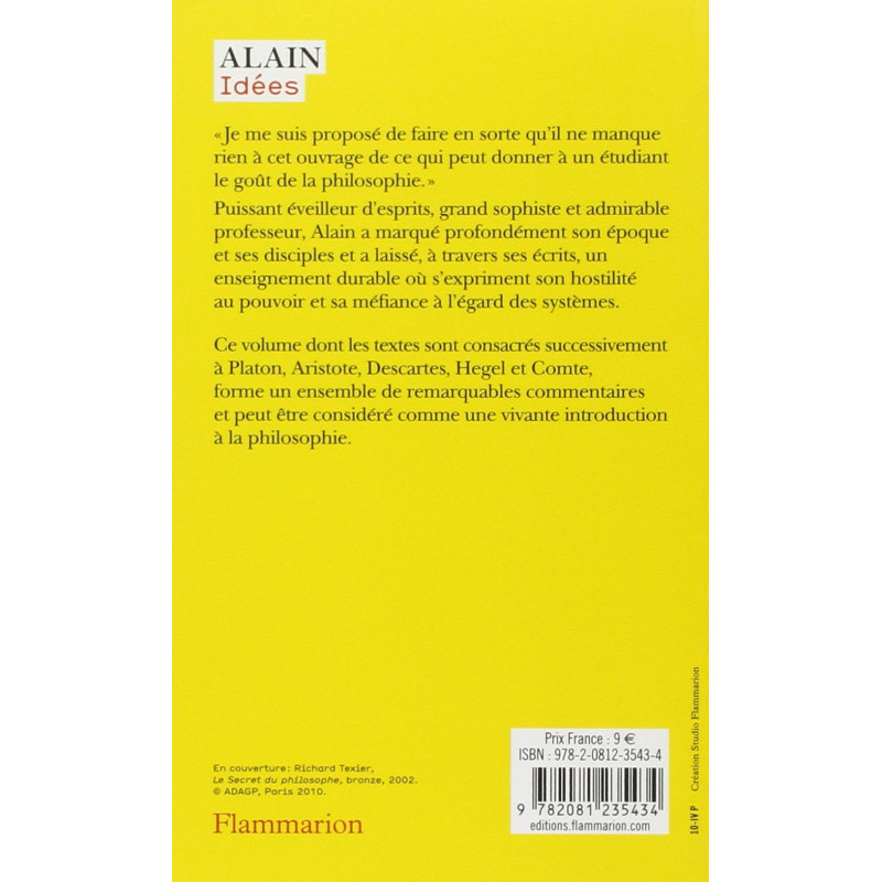 Idées - Introduction à la philosophie - Poche - Librairie de France