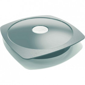 Concept assiette à déjeuner adulte vert ecalyptus