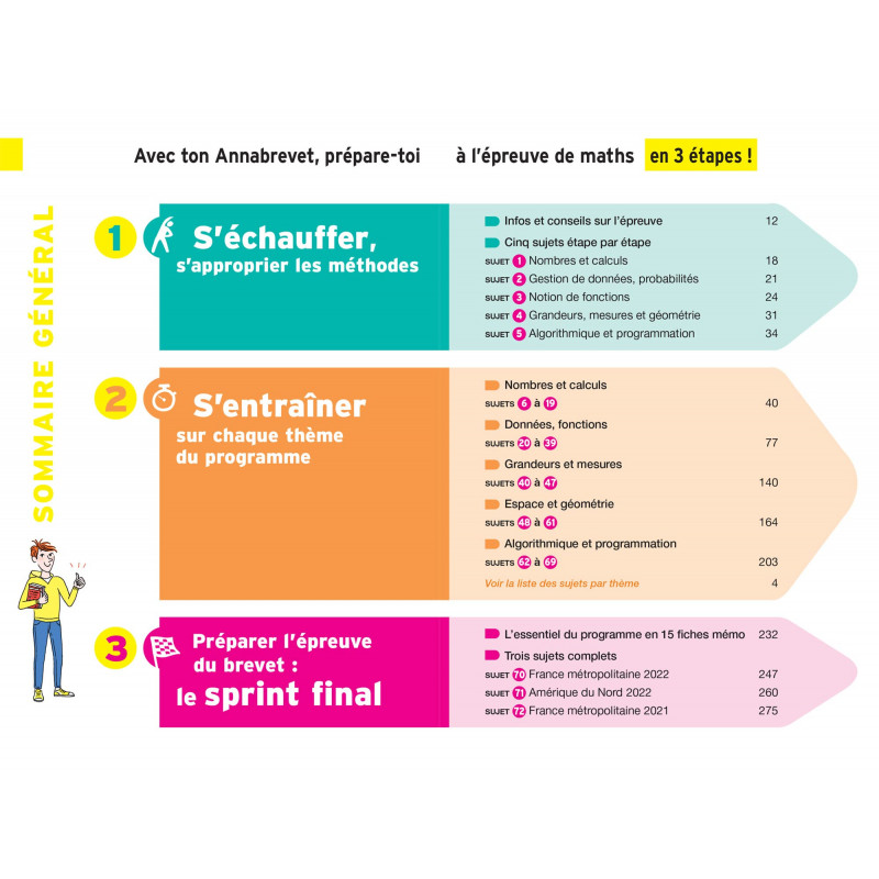 Maths 3e - Sujets & corrigés - Grand Format - Librairie de France