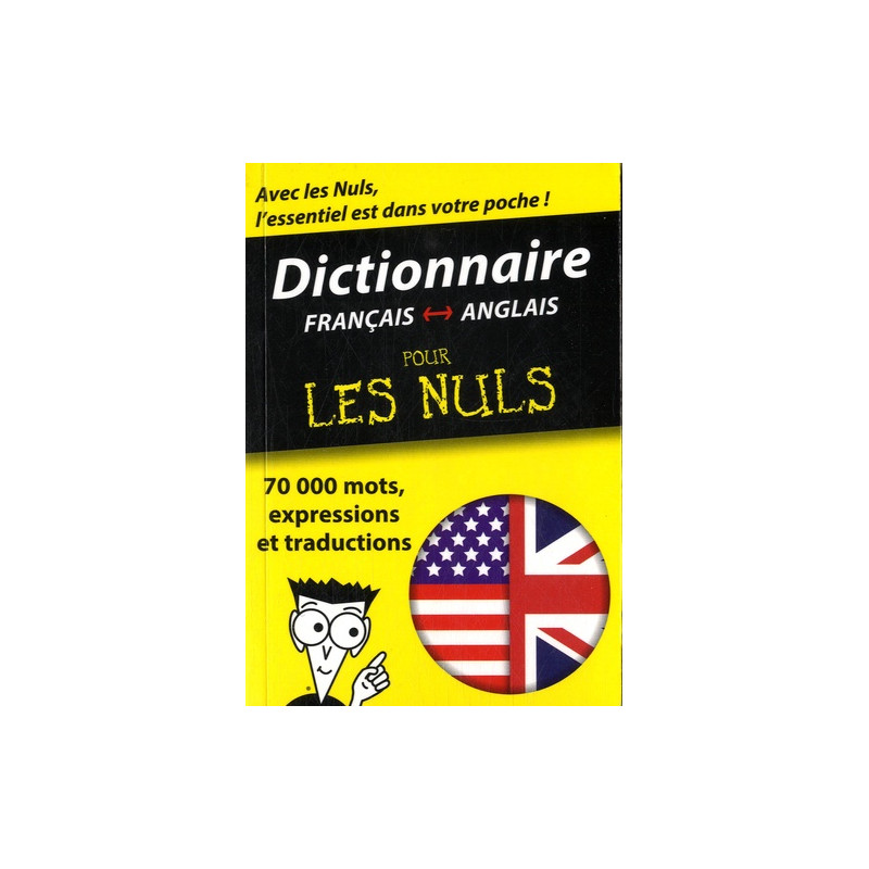 Dictionnaire Français-Anglais pour les nuls - Poche - Librairie de France