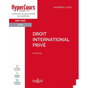 Droit international privé - Grand Format - Librairie de France