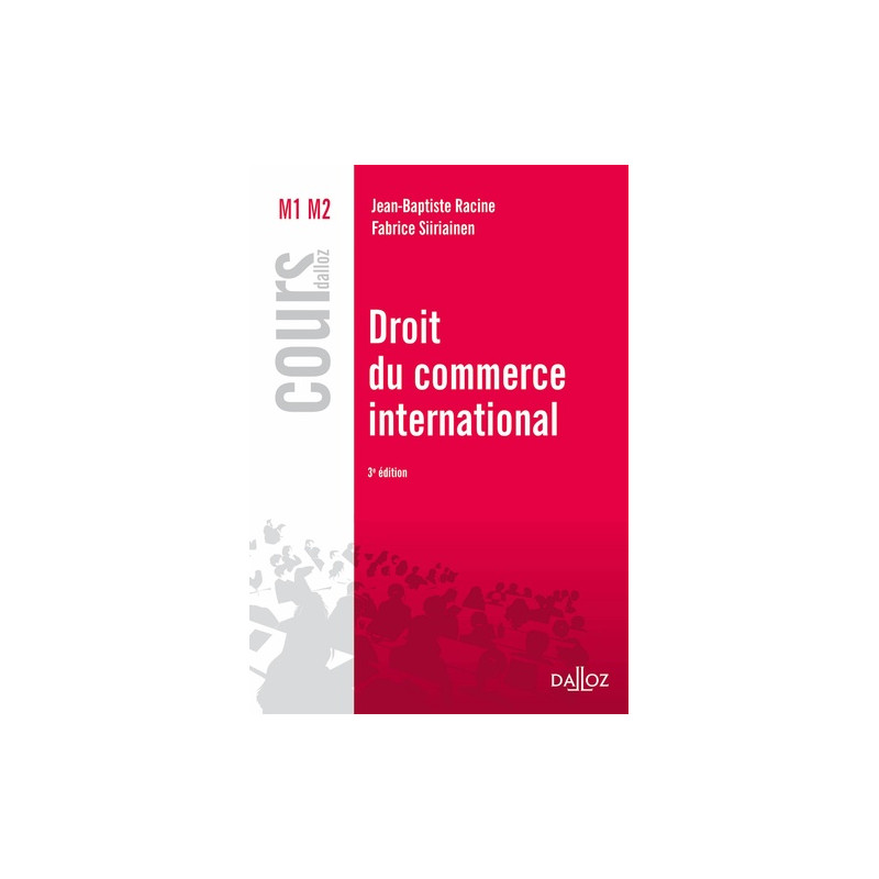 Droit du commerce international - Grand Format - Librairie de France